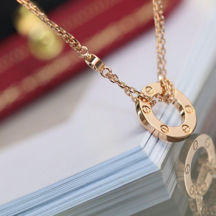 ¡®Loco¡¯LOVE NECKLACE ADJUSTABLE ROSE GOLD 2 DIAMOND