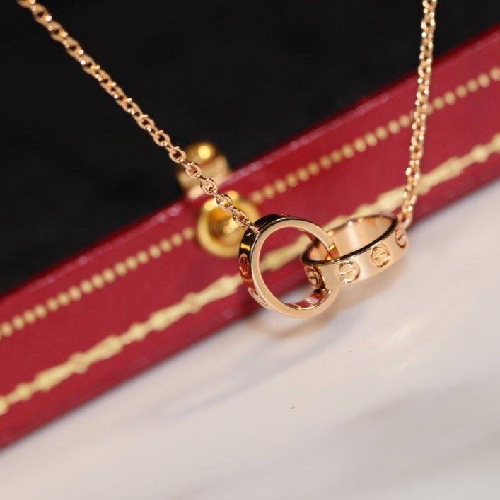 ¡®Loco¡¯LOVE NECKLACE PINK GOLD AND SILVER