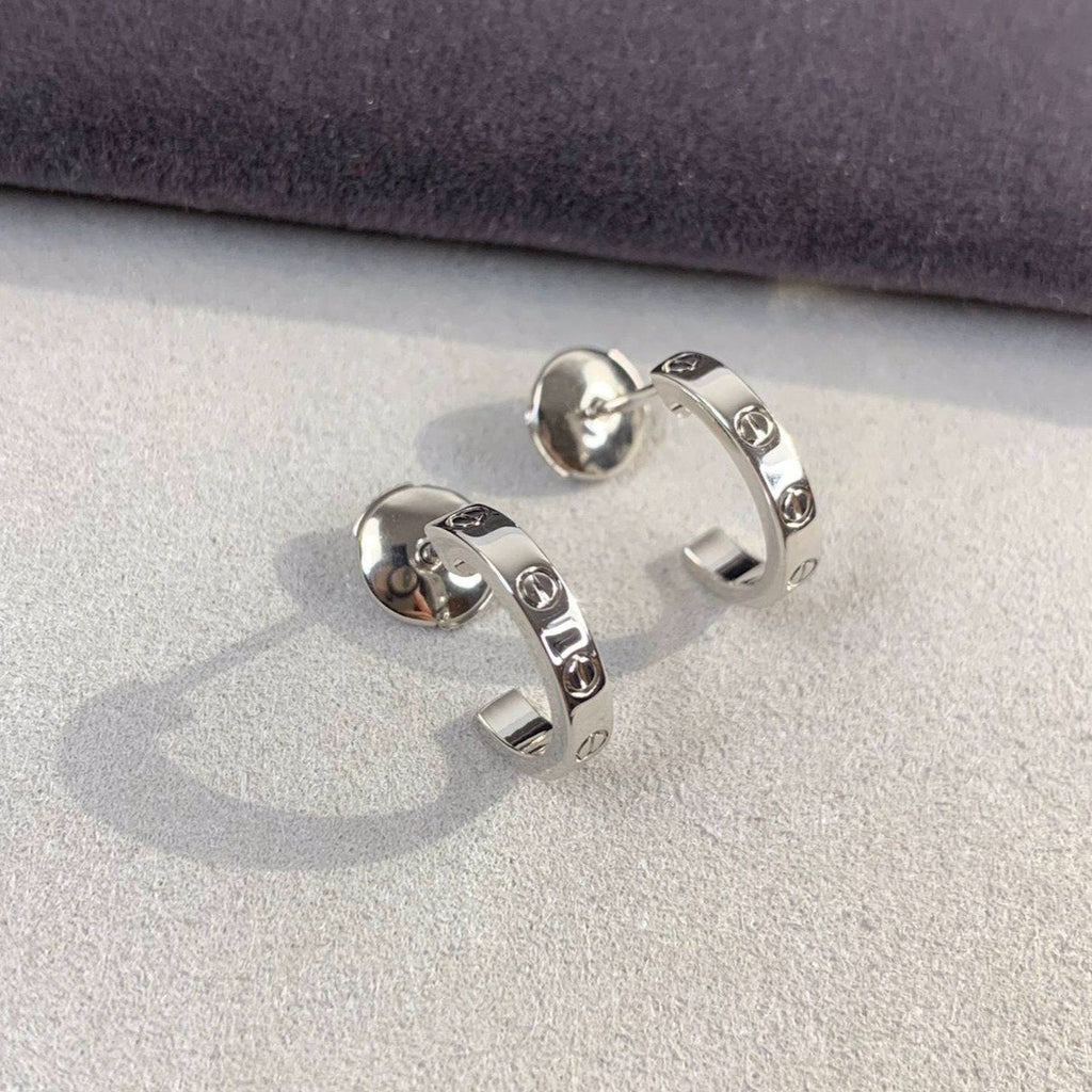 ¡®Loco¡¯LOVE EARRINGS 2.65MM SILVER