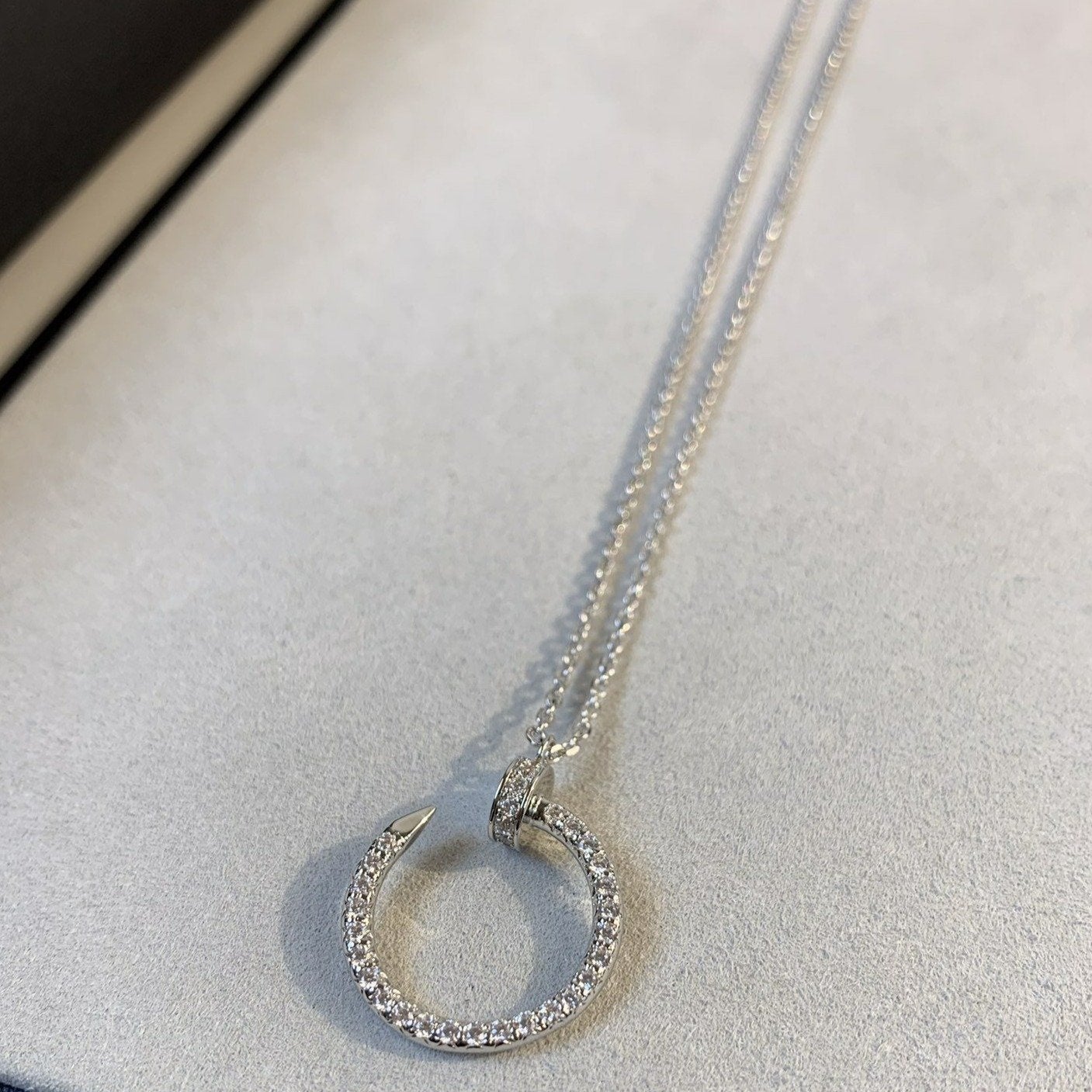¡®Loco¡¯JUSTE NECKLACE SILVER DIAMONDS