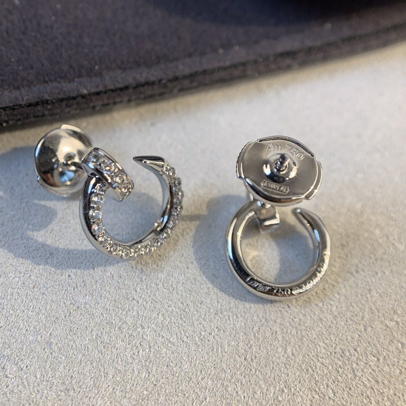¡®Loco¡¯JUSTE EARRINGS SILVER DIAMONDS