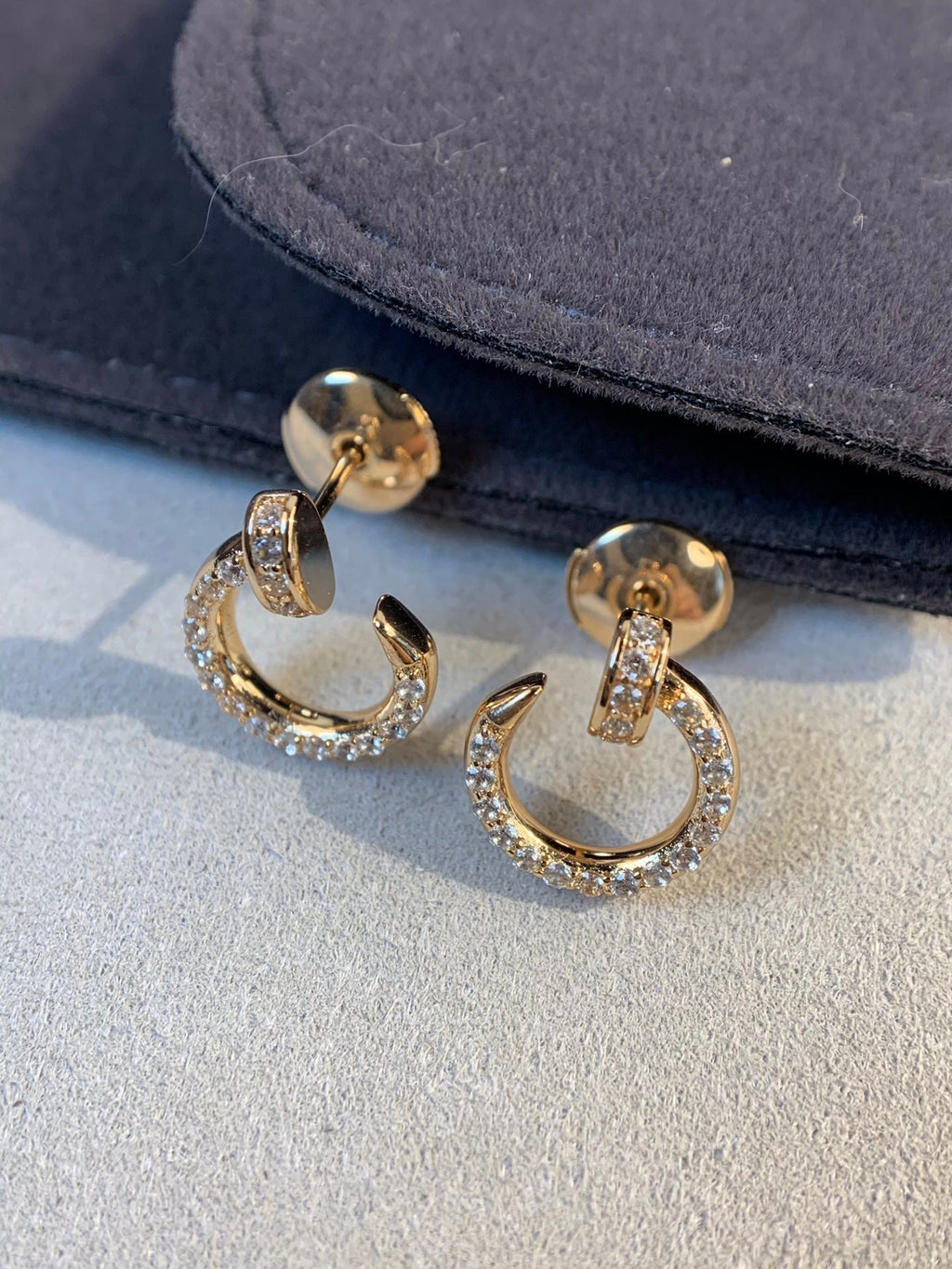 ¡®Loco¡¯JUSTE EARRINGS GOLD DIAMONDS