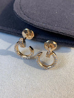 ¡®Loco¡¯JUSTE EARRINGS GOLD DIAMONDS