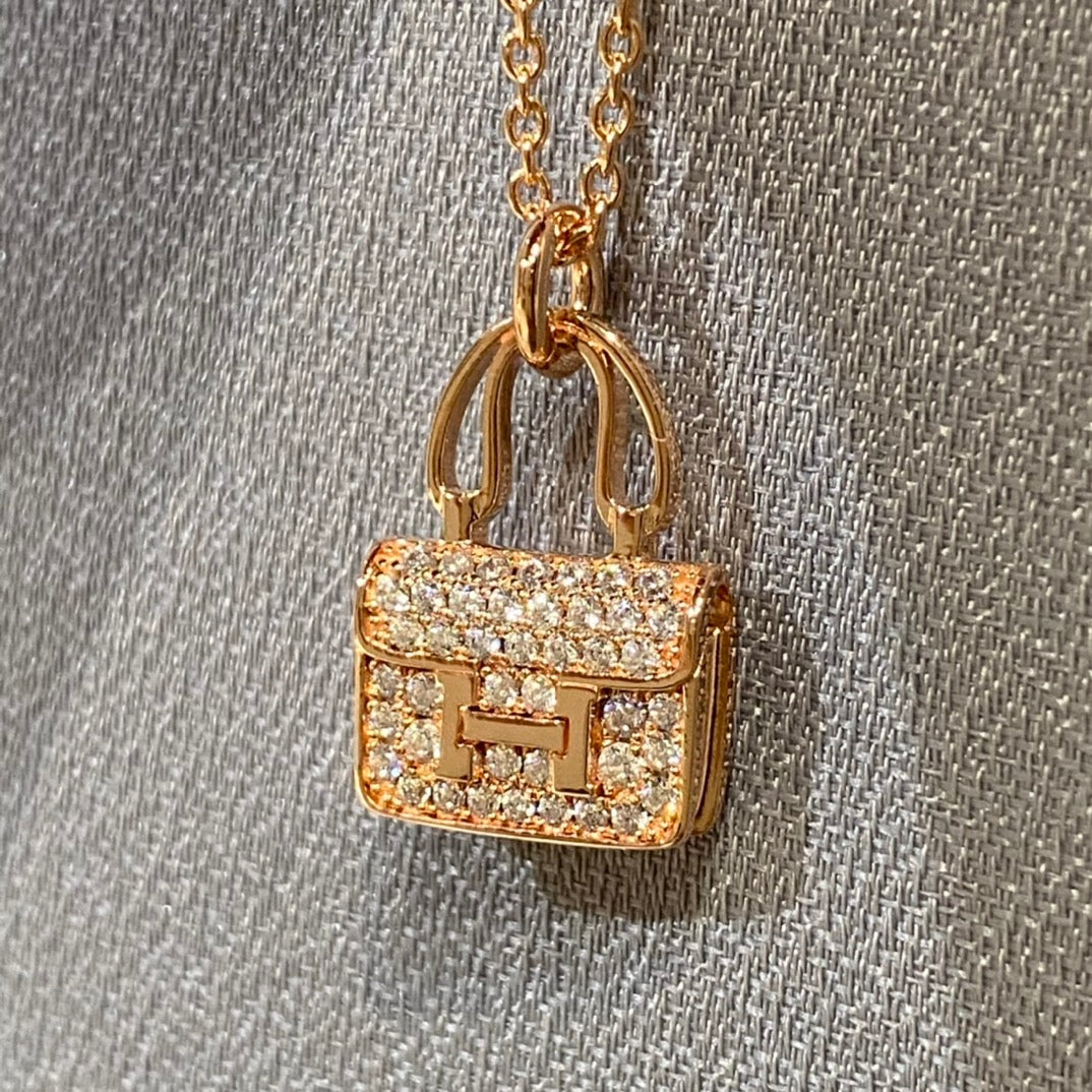 ¡®Loco¡¯CONSTANCE PEDANT DIAMOND NECKLACE
