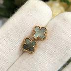 ¡®Loco¡¯CLOVER MINI GOLD EARRINGS