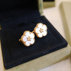 ??Loco?¡¥LUCKY PINK GOLD WHITE MOP EARRINGS