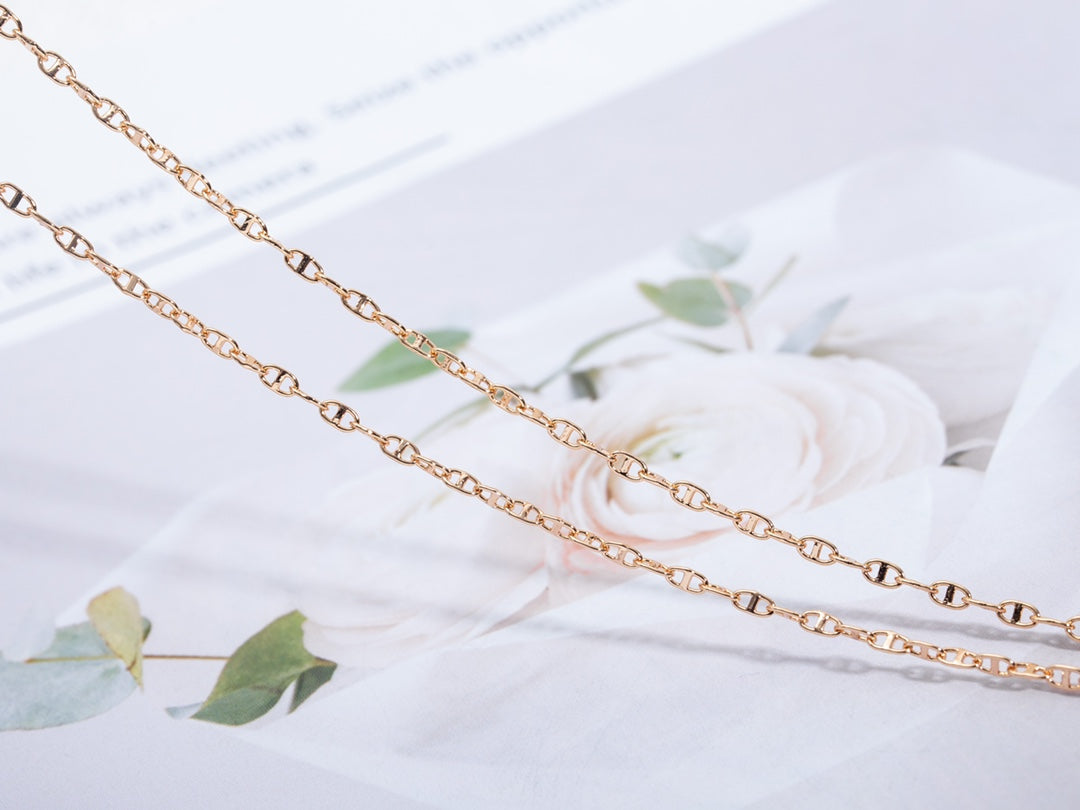¡®Loco¡¯ECHAPPEE NECKLACE PINK GOLD