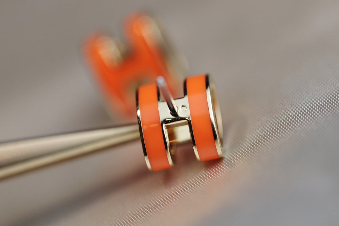 ¡®Loco¡¯MINI POP H EARRINGS ORANGE