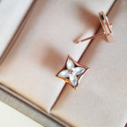 ¡®Loco¡¯STAR MOP PINK GOLD EARRINGS