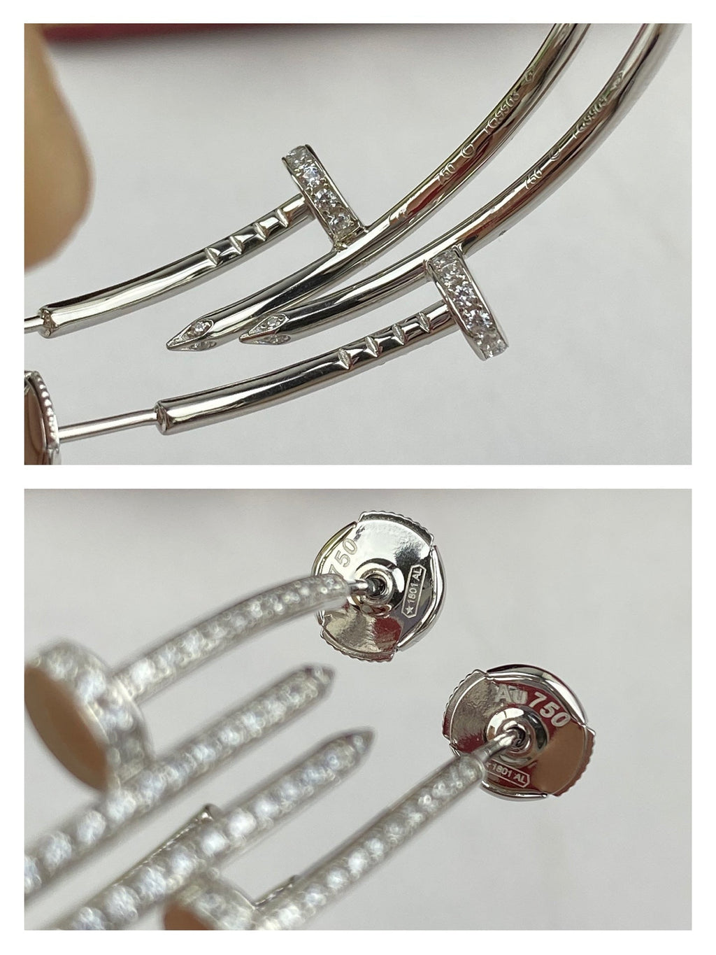¡®Loco¡¯JUSTE EARRINGS FULL DIAMONDS 1.8MM