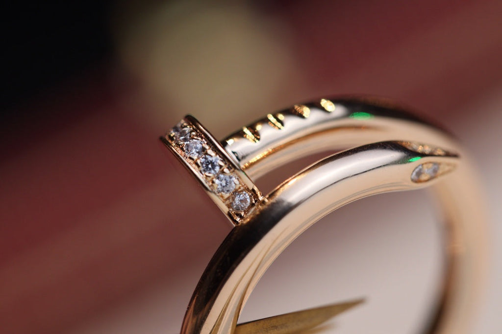 ¡®Loco¡¯JUSTE RING 2.65MM PINK GOLD DIAMOND