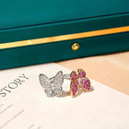 ¡®Loco¡¯TWIN BUTTERFLY DIAMOND RING