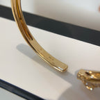 ¡®Loco¡¯PANTHERE GOLD DIAMOND OPEN BRACELET