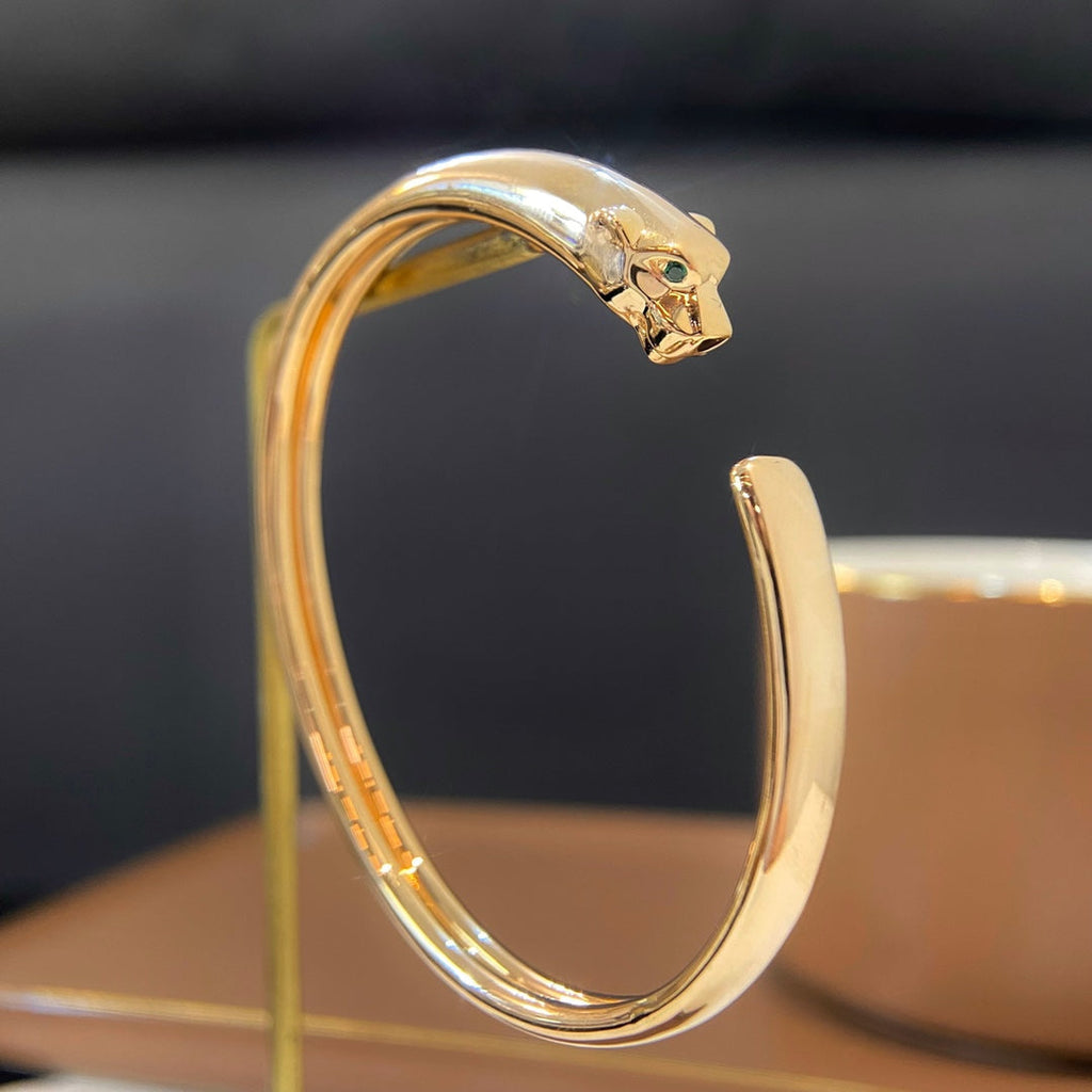 ¡®Loco¡¯PANTHERE GOLD OPEN BRACELET