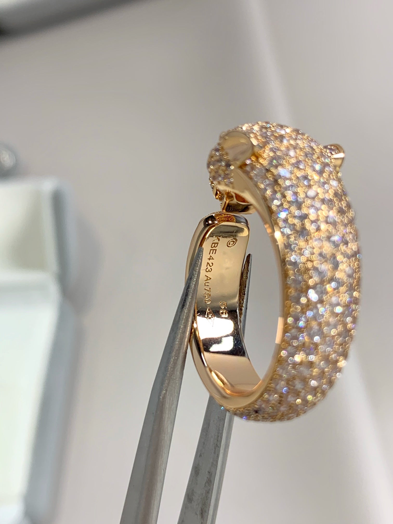 ¡®Loco¡¯PANTHERE PINK GOLD DIAMOND RING