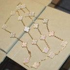 ¡®Loco¡¯CLOVER 20 MOTIFS WHITE MOP NECKLACE