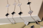 ¡®Loco¡¯CLOVER 20 MOTIFS ONYX DIAMOND SILVER