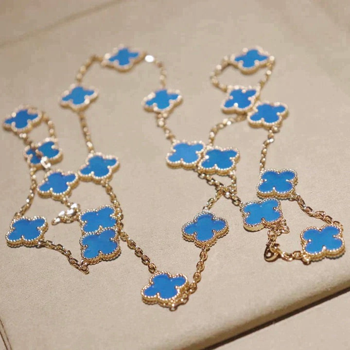 ¡®Loco¡¯CLOVER 20 MOTIFS TURQUOISE GOLD