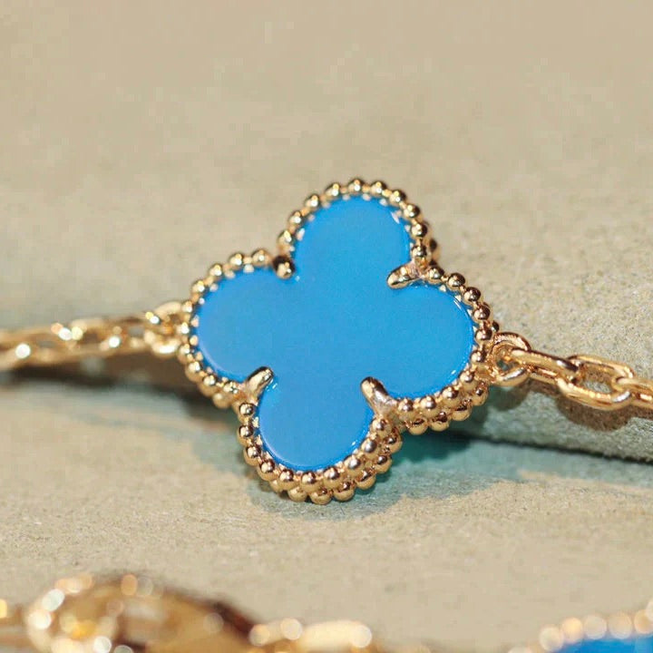 ¡®Loco¡¯CLOVER 20 MOTIFS TURQUOISE GOLD