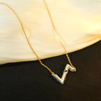 ¡®Loco¡¯VOLT SILVER DIAMOND PEDANT NECKLACE