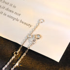 ¡®Loco¡¯SUN MOTIF PINK MOP SILVER BRACELET