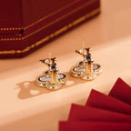 ¡®Loco¡¯CLOVER MEDIUM 1 MOTIFS  WHITE MOP STUD EARRINGS