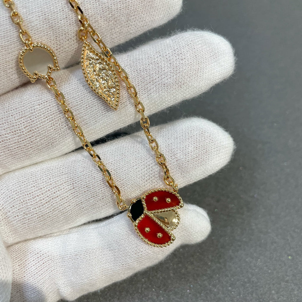 ¡®Loco¡¯LUCKY SPRING 15 MOTIFS GOLD NECKLACE