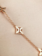 ¡®Loco¡¯STAR AND SUN 7 MOTIFS GOLD BRACELET