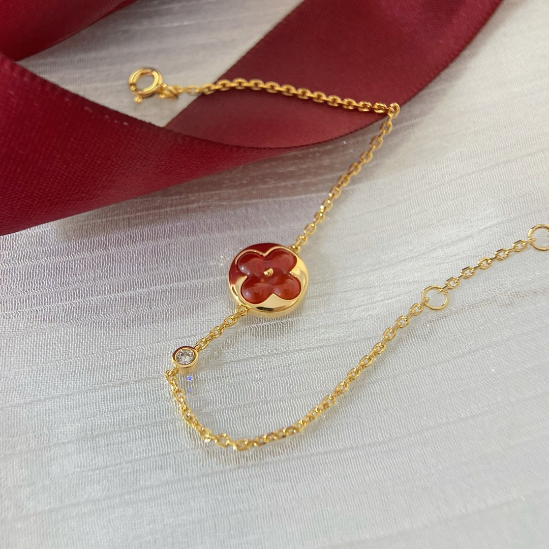 ¡®Loco¡¯SUN PEDANT CARNELIAN BRACELET