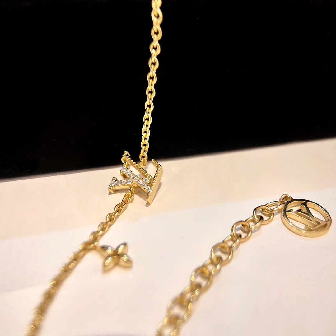 ¡®Loco¡¯LOGO STAR MOTIF GOLD BRACELET