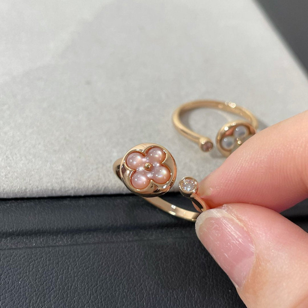 ¡®Loco¡¯SUN 1 DIAMOND PINK MOP RING