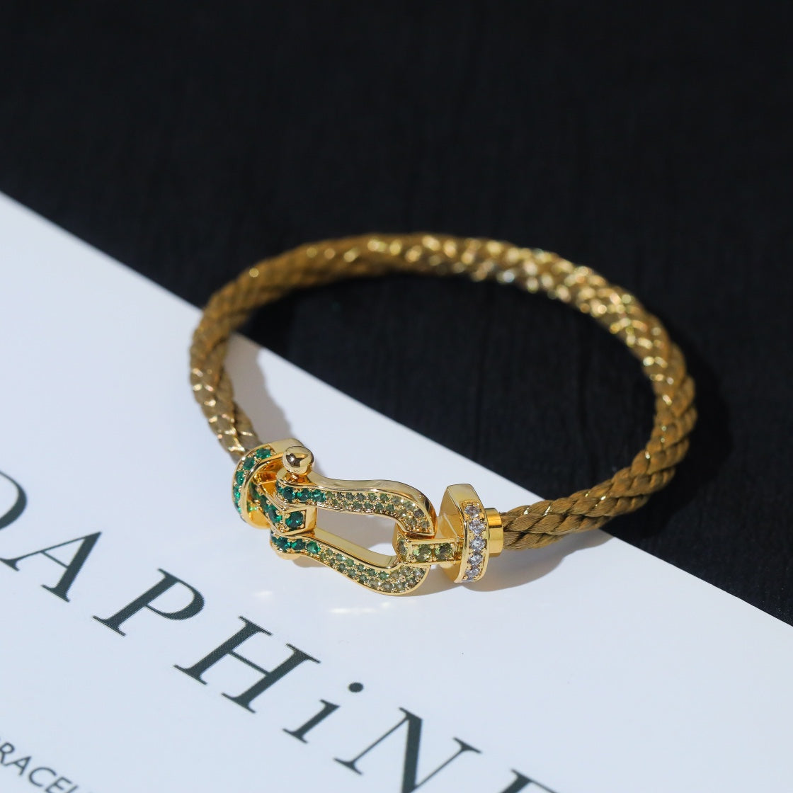 ¡®Loco¡¯FORCE 10 GOLD GREEN DIAMOND PAVED