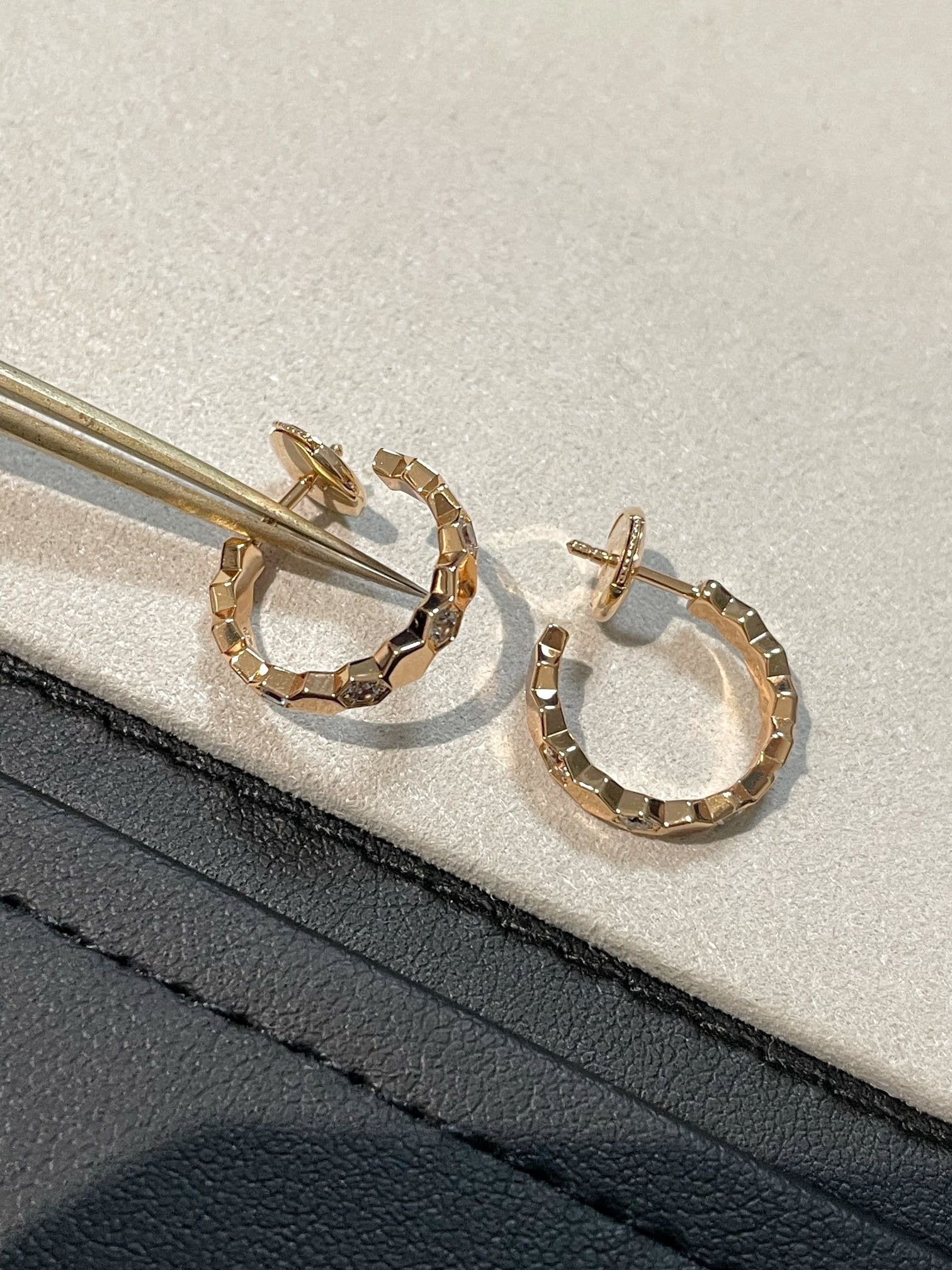 ¡®Loco¡¯BEE LOVE Earrings GOLD DIAMOND