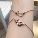 ¡®Loco¡¯FORCE 10 PINK GOLD DIAMOND NECKLACE