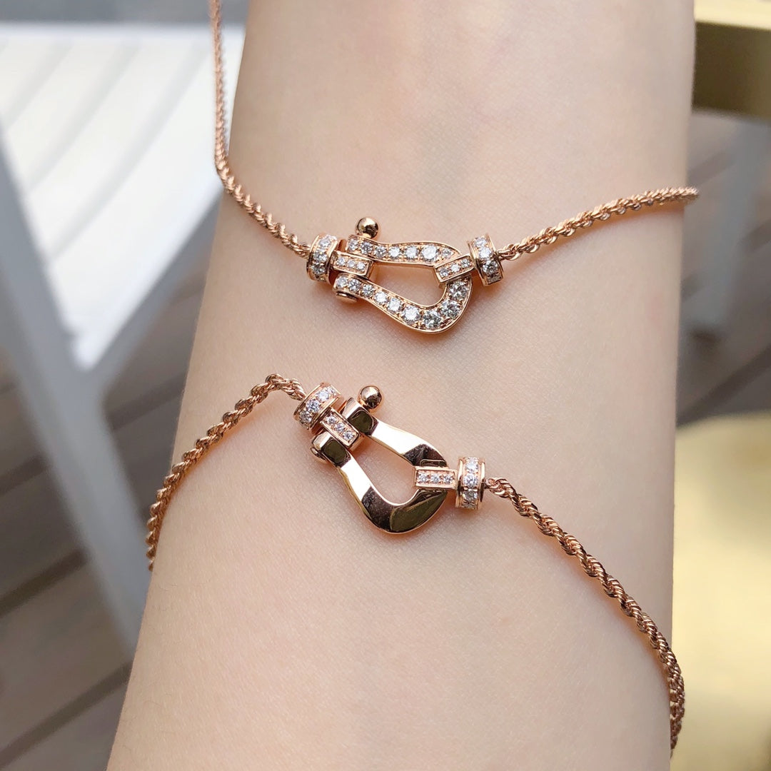 ¡®Loco¡¯FORCE 10 PINK GOLD DIAMOND NECKLACE