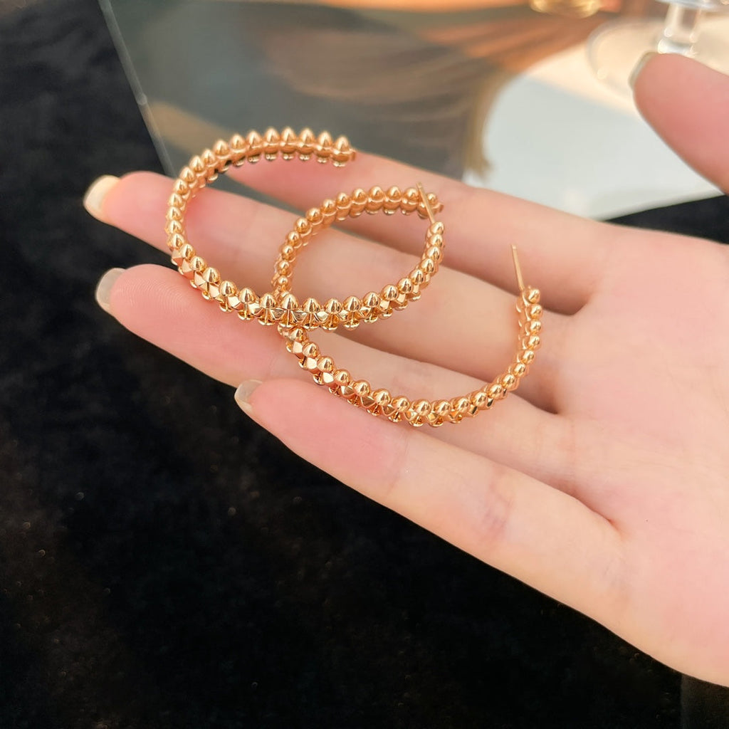 ¡®Loco¡¯CLASH HOOP EARRINGS