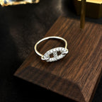 ¡®Loco¡¯RONDE SMALL SILVER DIAMOND RING