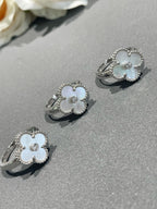 ¡®Loco¡¯CLOVER SILVER MOP DIAMOND RING