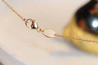 ¡®Loco¡¯JEUX MALACHITE 1 DIAMOND PINK GOLD NECKLACE