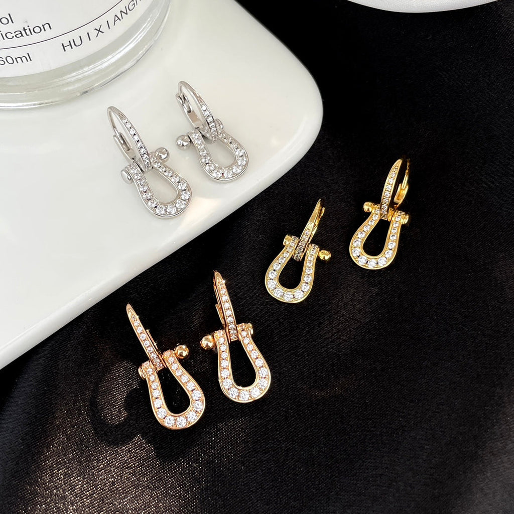 ¡®Loco¡¯FORCE 10 FULL DIAMOND DROP EARRINGS MEDIUM MODEL