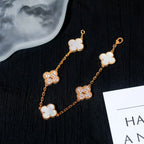 [Loco]New CLOVER WHITE PEARL MOP 5 MOTIF BRACELET COLLECTION