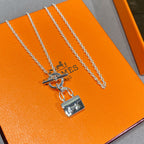 ¡®Loco¡¯CONSTANCE PEDANT SILVER NECKLACE