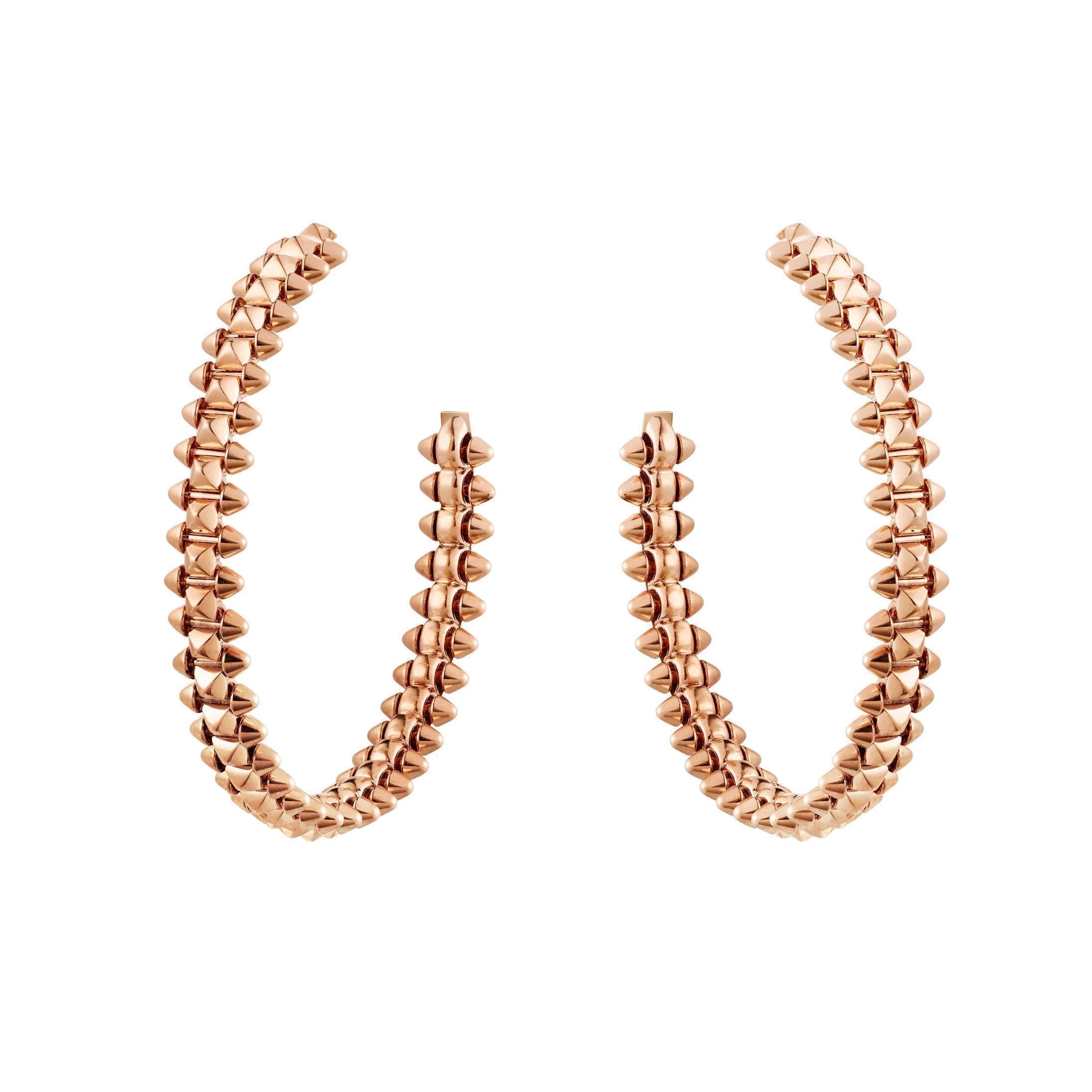 ¡®Loco¡¯CLASH LARGE HOOP EARRINGS