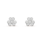 ¡®Loco¡¯CLOVER COMOS DIAMOND EARRINGS SILVER