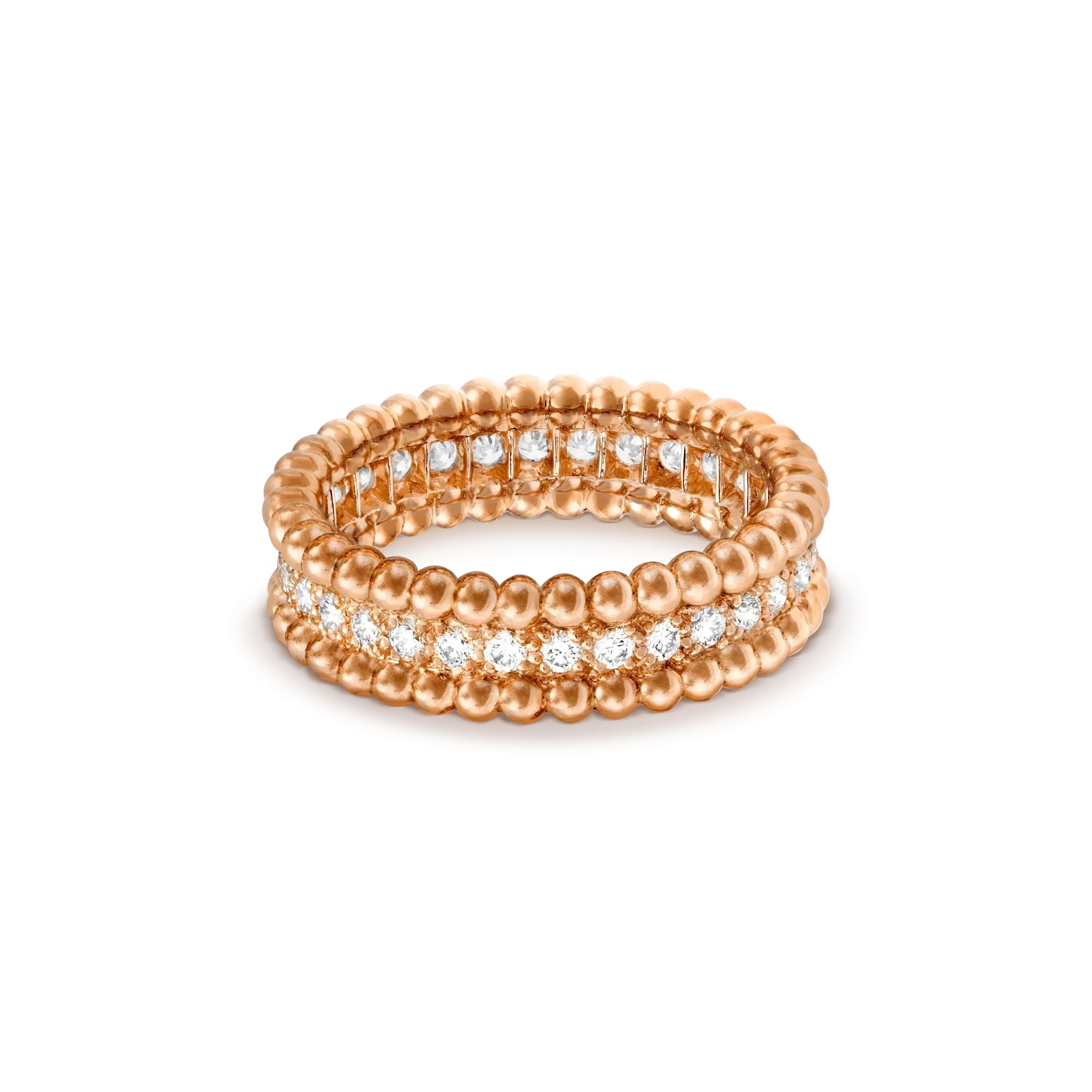 ¡®Loco¡¯PERLEE DIAMOND ROSE GOLD RING