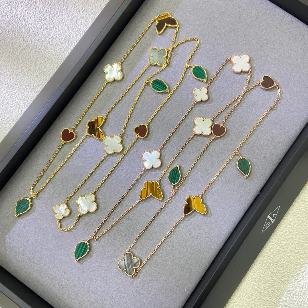 [Loco] Lucky Alhambra Long Necklace-12 Designs