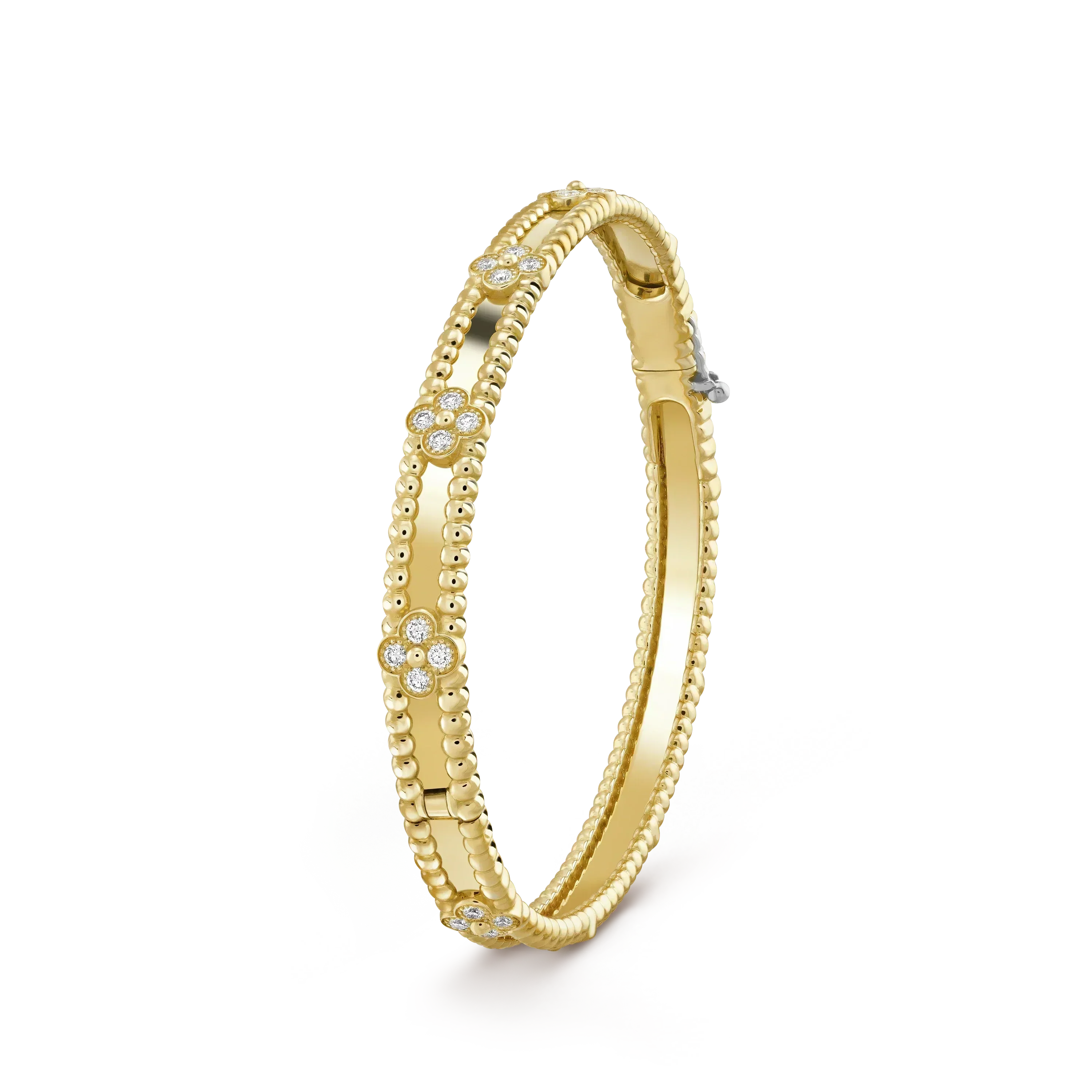 ¡®Loco¡¯CLOVER BRACELET 4MM DIAMONDS