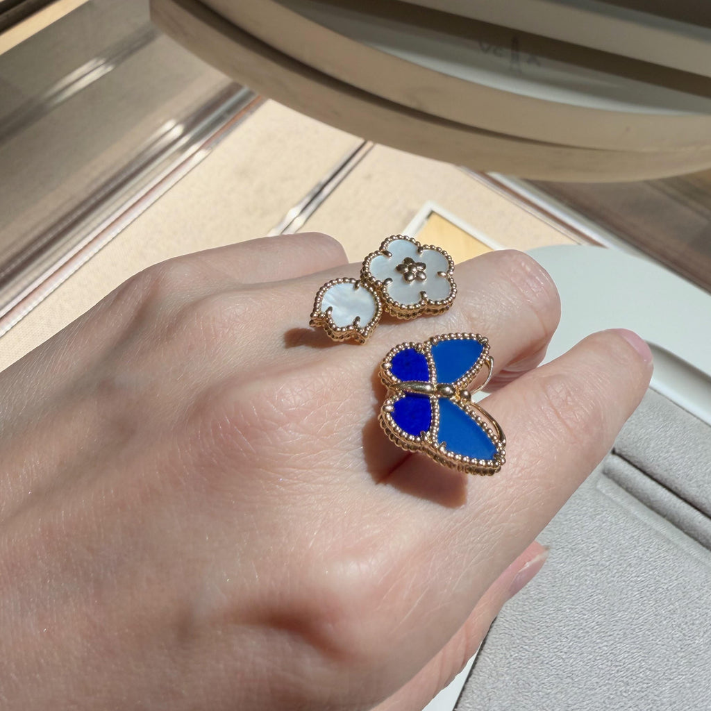 [Loco] 2026 NEW MODEL SPRING LUCKY 3 MOTIF GOLD RING