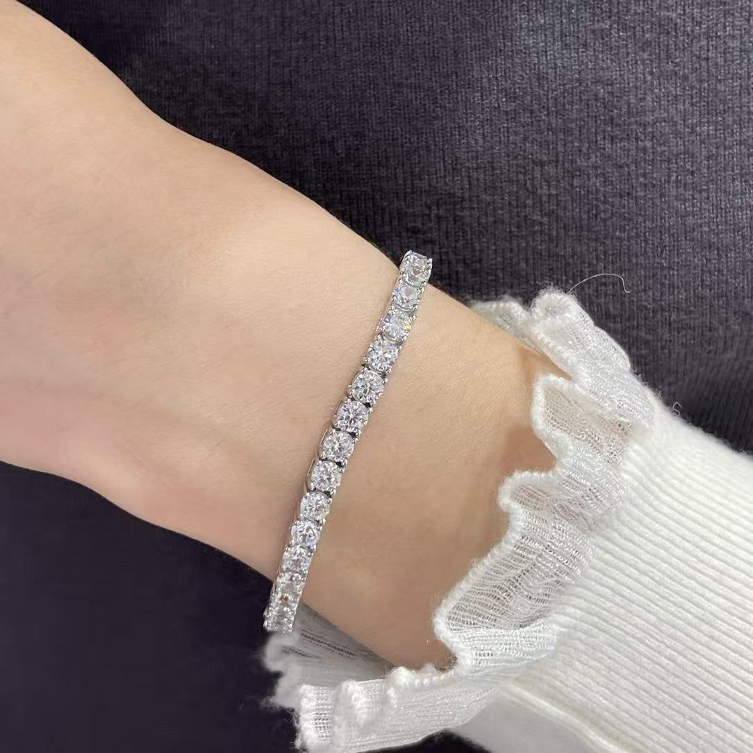 [¡®Loco¡¯]TENNIS BRACELET WITH FULL DIAMOND SETTING