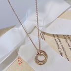 ¡®Loco¡¯TRINITY NECKLACE GOLD  DIAMONDS